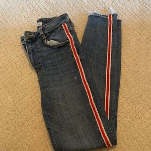 Zara Jeans - Red/White/Blue